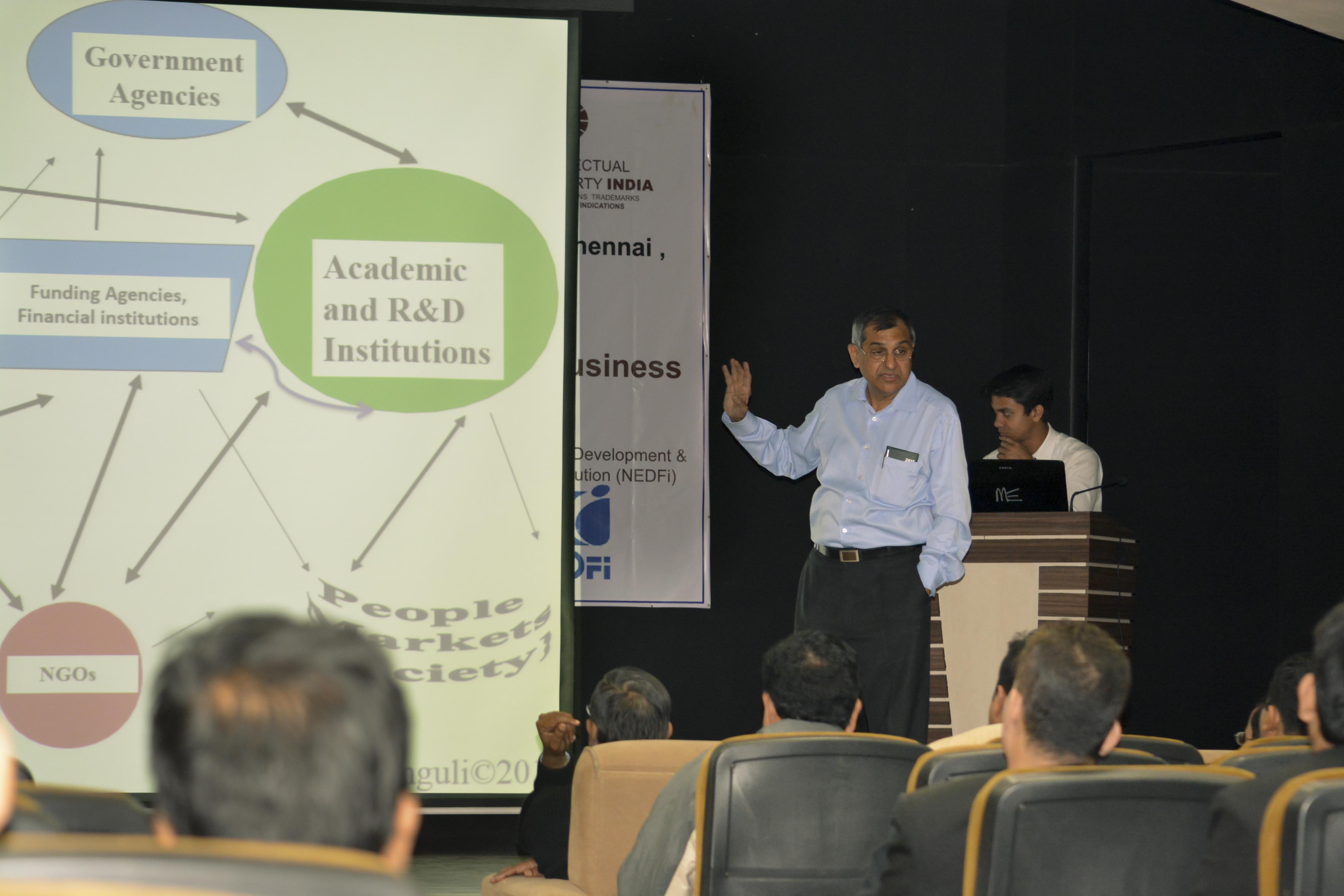 Prof. P.Ganguli in one of the Tecnical Sessions